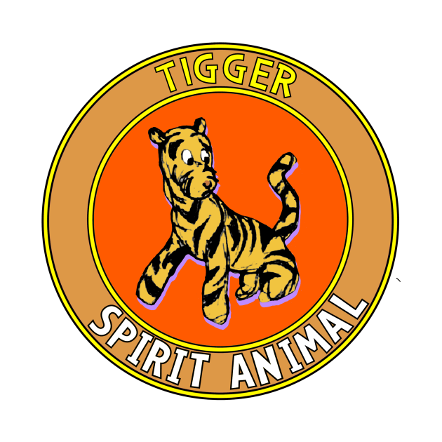 Tigger: Spirit Animal by Retro-Matic