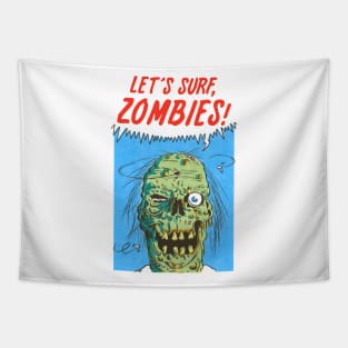 Surf Zombies Tapestry