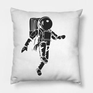 Moonwalk in space Pillow