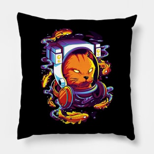 Astronot of a cat Pillow