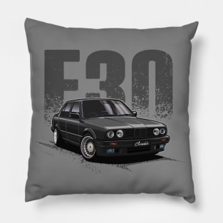 Classic E30 Gang (Super Black) Pillow
