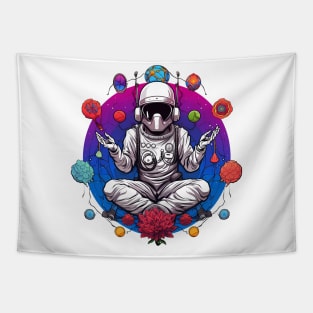 Meditating Psychonaut Tapestry