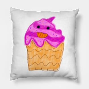 Pink cupcakes art Pillow