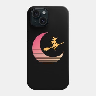 Witch Broom Moon Phone Case