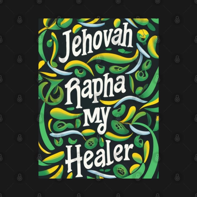 JEHOVAH RAPHA GREEN RIBBON WITH A TOUCH OF YELLOW by Seeds of Authority