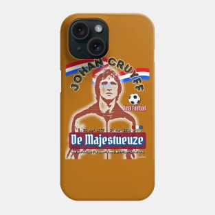 Johan Cruyff - one of the greatest players in history and as the greatest Dutch footballer ever Phone Case