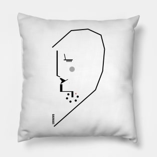 Ms simplicity - half heart - waiting for the other half Pillow