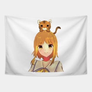 the tiger kisa Tapestry