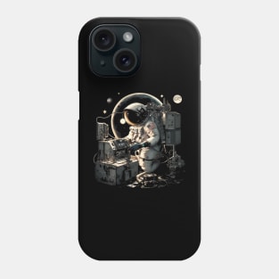 astronaut beatbox Phone Case