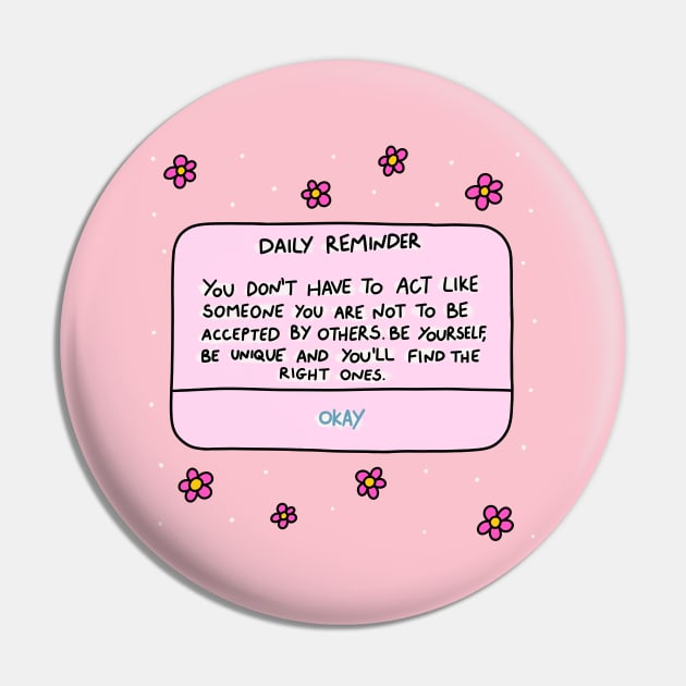 Daily reminder Pin by joyfulsmolthings