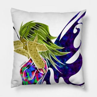 festival rainbow mandala pixie fairy ecopop Pillow