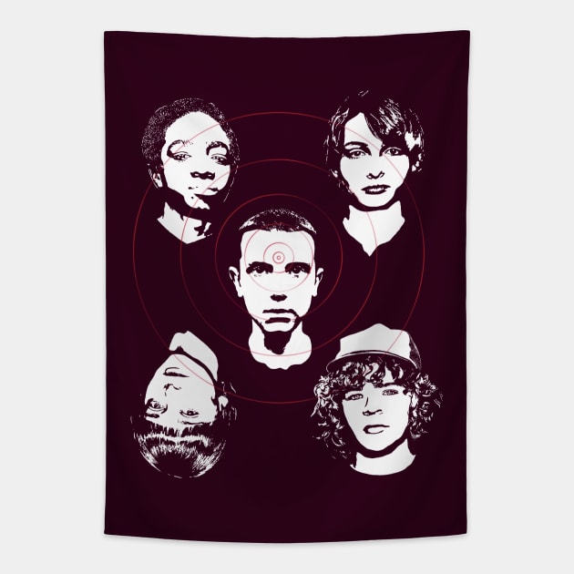 STRANGER FRIENDS Tapestry by ALFBOCREATIVE