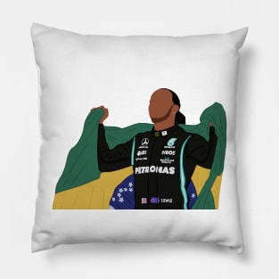 Lewis in Brazil Pillow