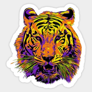 Fuzzy Tigers & Skunks Stickers by Funny Sticker World