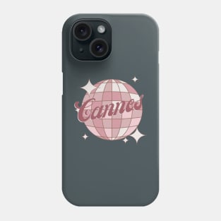 Cannes France City Retro Vintage Design Phone Case