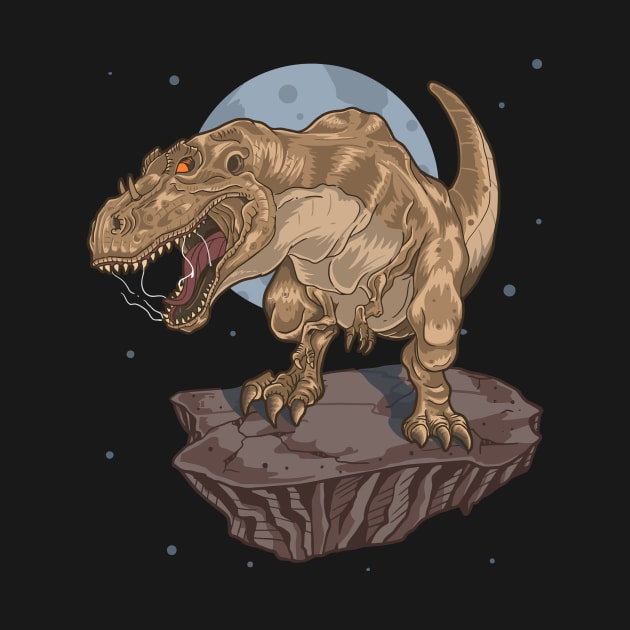 T-Rex habitat by WorldDinosaurs