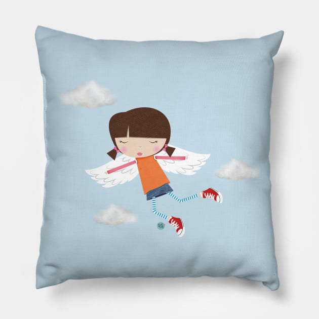 Flying Willow Pillow by Madebykale