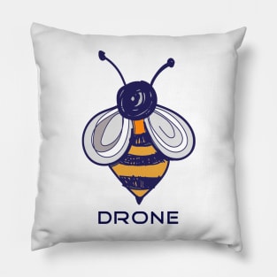 Fun and Cute Honey Bee Drone, Love Bees Pillow