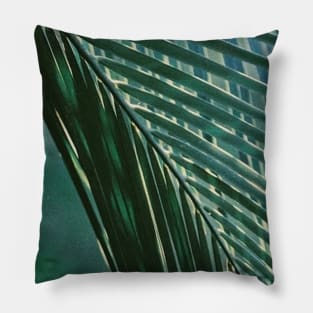 Tropical Palm Tree Leaf Pillow