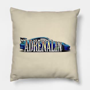 911 GT3 RS ADRENALIN SKY BLUE Pillow