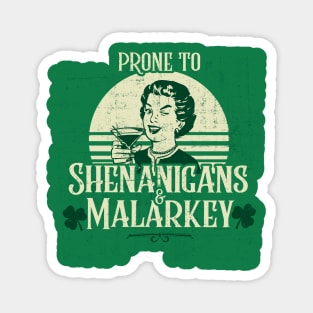 Shenanigans & Malarkey St Patrick's Day Women's Magnet