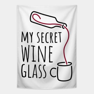 My Secret Wine Glass - 1 Tapestry