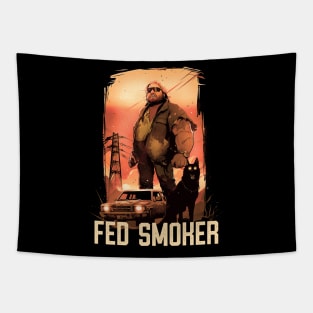 The Fed Smoker Tapestry