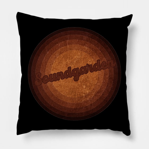 Soundgarden - Vintage Style Pillow by Posh Men