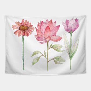 Pink flowers Tapestry