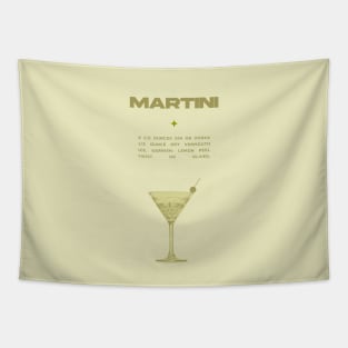 Martini Poster Tapestry