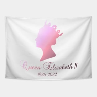 Queen Elizabeth II - pastel pink Tapestry