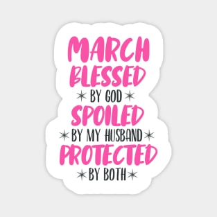 March Blessed Magnet