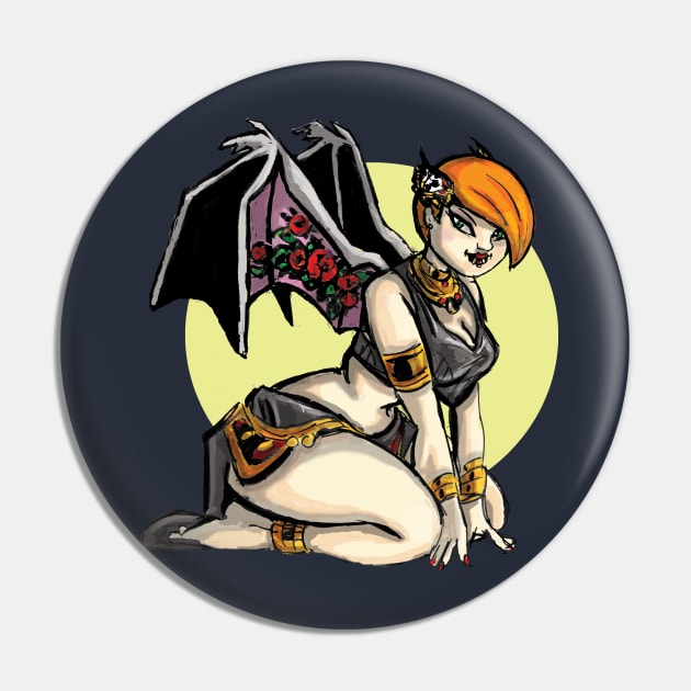 Demon Goddess Lilith Mae Pin by Djnebulous