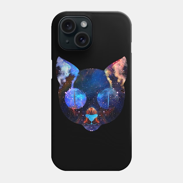 cat space Phone Case by ariverrr