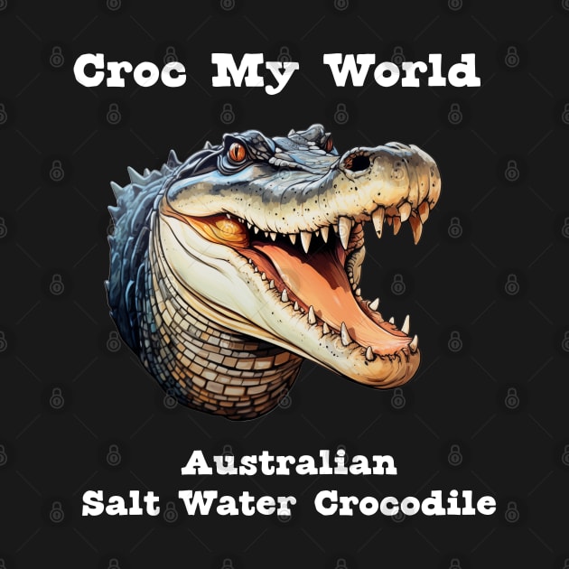 Australian Salt Water Crocodile by dinokate