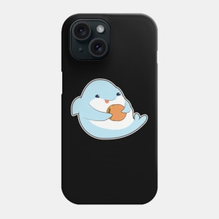 Dolphin with Burger Phone Case