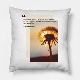 Dandelion wine Pillow