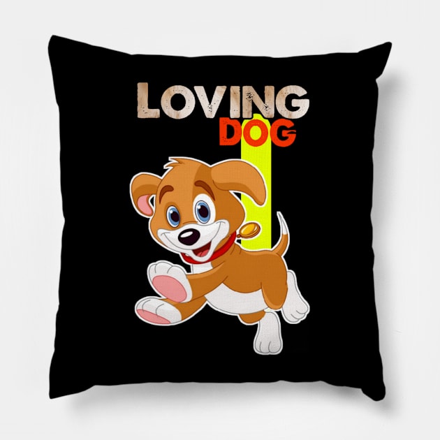 Loving Dog.Mug,Kids t-shirt, stickers, Hoodie, Men women Pillow by Farhan S