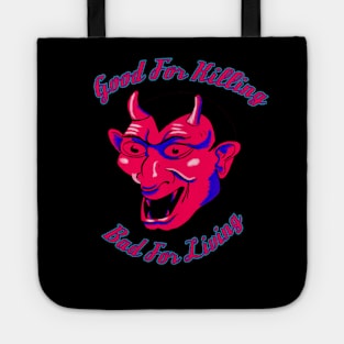 Akira Inspired Good for Killing Bad for Living for Him and Her Tote