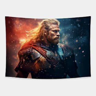 Legend Warrior Fantastic Cosmic Magical Tapestry