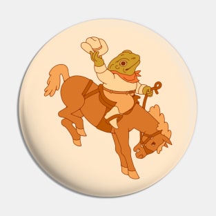 Cowboy Toad Pin