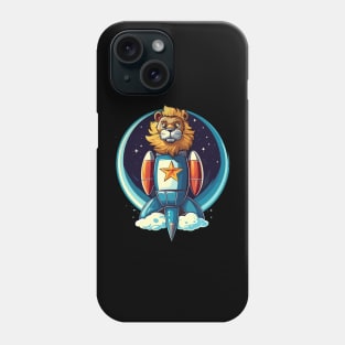 Lion Rocket Phone Case