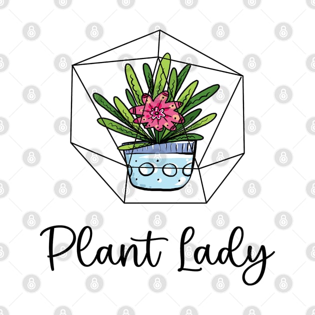 Plant Lady Fancy Houseplant by Whimsical Frank