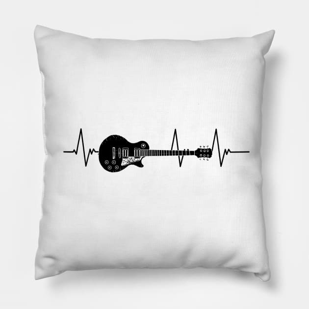 Guitar Heartbeat Pillow by Bahaya Ta Podcast