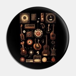 Music Is Life Pin