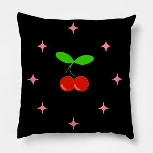 A Sparkly Cherry Pillow