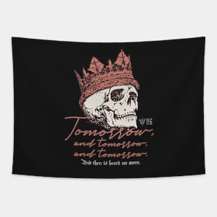 Macbeth Tomorrow Speech Cool Theatre Shakespeare Gifts Tapestry