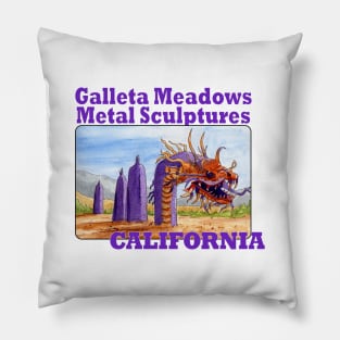 Galleta Meadows Metal Sculptures, California Pillow