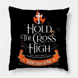 St Joan of Arc Am Not Afraid I Was Born Do This Saint Pillow