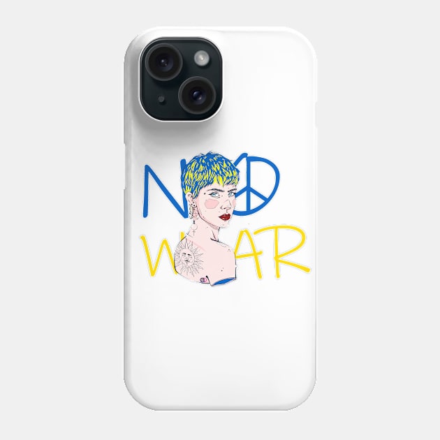 ukrainian beauty Phone Case by Olfa's Digital Art 